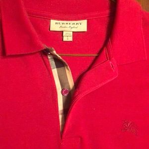 Men’s Burberry polo Saks Fifth Avenue purchased